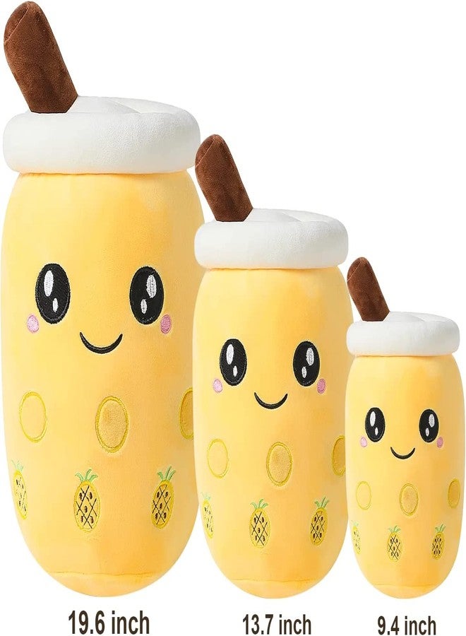 TechMax Solution Cute Bubble Tea Plush Toy Stuffed Food Shaped Pillow Cushion Cartoon Fruit Milk Tea Gift for Kids - Image 2